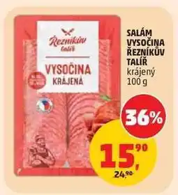 Penny Market SALÁM VYSOČINA ŘEZNÍKŮV TALÍŘ krájený nabídka