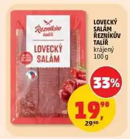 Penny Market LOVECKÝ SALÁM ŘEZNÍKŮV TALÍŘ krájený nabídka