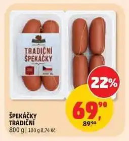 Penny Market Špekáčky Tradiční nabídka