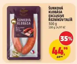 Penny Market Šunková klobása Exclusive Řezníkův talíř nabídka