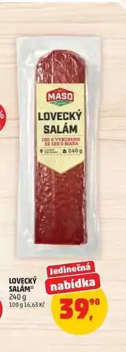 Penny Market Lovecký salám nabídka