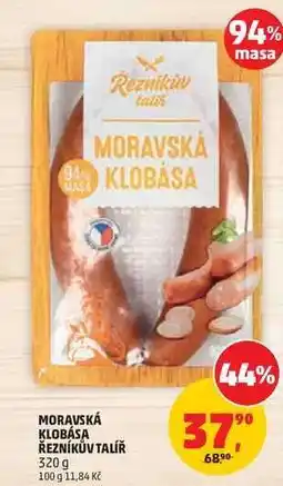 Penny Market MORAVSKÁ KLOBÁSA ŘEZNÍKŮV TALÍŘ nabídka