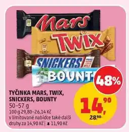 Penny Market Tyčinka Mars, Twix, Snickers, Bounty nabídka
