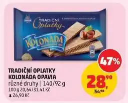 Penny Market TRADIČNÍ OPLATKY KOLONÁDA OPAVIA nabídka