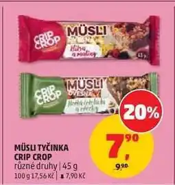 Penny Market Müsli tyčinka Crip Crop nabídka