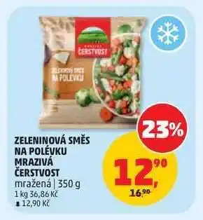 Penny Market ZELENINOVÁ SMĚS NA POLÉVKU MRAZIVÁ ČERSTVOST nabídka