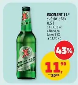 Penny Market EXCELENT 11 světlý ležák 0,5 l nabídka