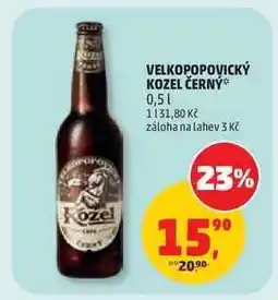 Penny Market Velkopopovický Kozel Černý nabídka