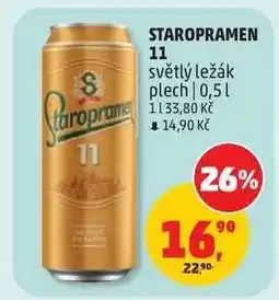 Penny Market Staropramen 11 nabídka