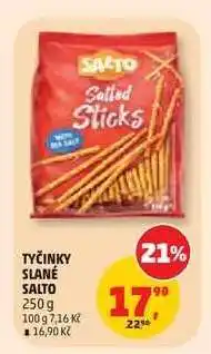 Penny Market TYČINKY SLANÉ SALTO nabídka