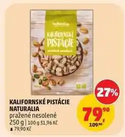 Penny Market KALIFORNSKÉ PISTÁCIE NATURALIA nabídka