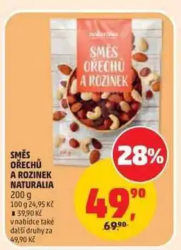 Penny Market SMĚS OŘECHŮ A ROZINEK NATURALIA nabídka