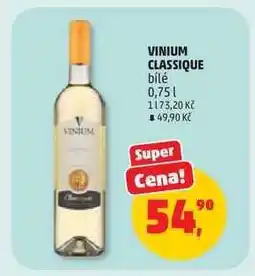 Penny Market VINIUM CLASSIQUE bílé nabídka