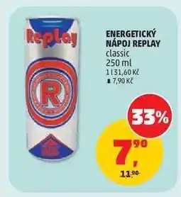 Penny Market ENERGETICKÝ NÁPOJ REPLAY nabídka