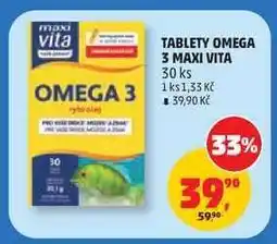 Penny Market TABLETY OMEGA 3 MAXI VITA nabídka