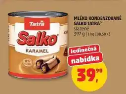 Penny Market MLÉKO KONDENZOVANÉ SALKO TATRA nabídka