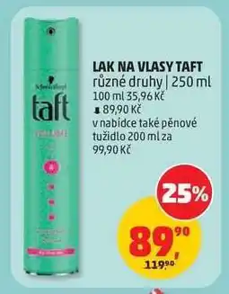 Penny Market LAK NA VLASY TAFT nabídka
