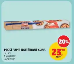 Penny Market Pečicí papír nastříhaný Clina nabídka
