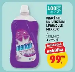 Penny Market PRACÍ GEL UNIVERZÁLNÍ LEVANDULE MERKUR nabídka