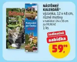 Penny Market Nástěnný kalendář nabídka