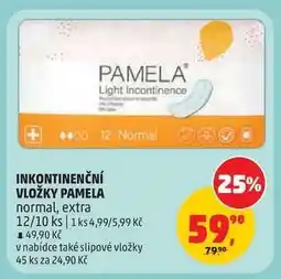 Penny Market INKONTINENČNÍ VLOŽKY PAMELA nabídka