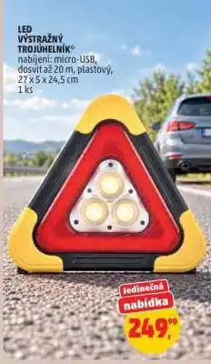 Penny Market LED výstražný trojúhelník nabídka
