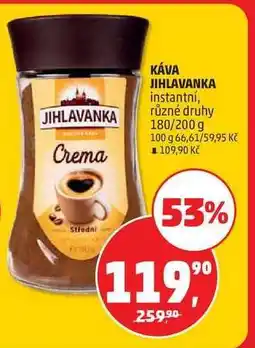 Penny Market KÁVA JIHLAVANKA nabídka