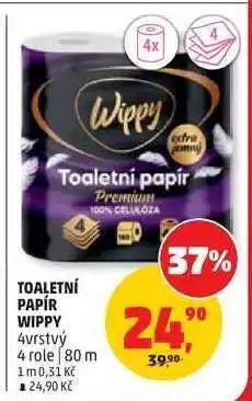 Penny Market TOALETNÍ PAPÍR WIPPY nabídka