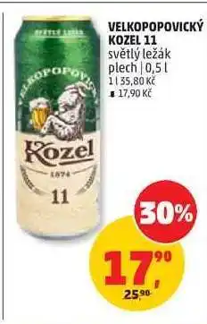 Penny Market Velkopopovický Kozel 11 nabídka