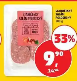 Penny Market Staročeský salám polosuchý nabídka