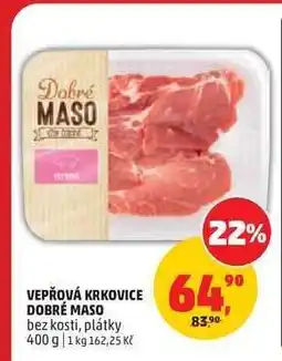 Penny Market Vepřová krkovice Dobré maso nabídka
