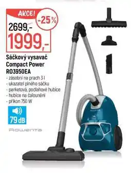 Globus Sáčkový vysavač Compact Power RO3950EA nabídka