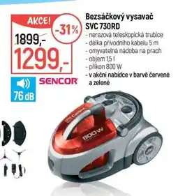 Globus Bezsáčkový vysavač SVC 730RD nabídka