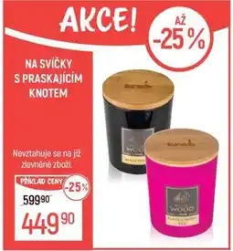 Globus Svíčky s praskajícím knotem nabídka