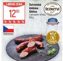 Globus Ostravská klobása Globus nabídka