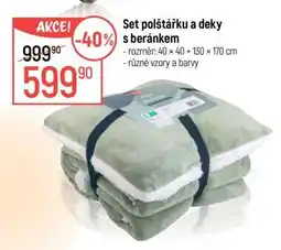 Globus Set polštářku a deky s beránkem nabídka