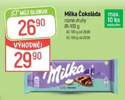Globus Milka Čokoláda nabídka