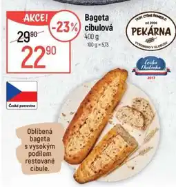 Globus Bageta cibulová nabídka
