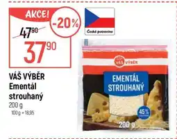 Globus VÁŠ VÝBĚR Ementál strouhaný nabídka