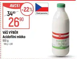 Globus Váš výběr Acidofilní mléko nabídka