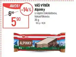 Globus VÁŠ VÝBĚR Alpinky nabídka