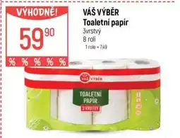 Globus Váš výběr Toaletní papír nabídka