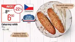 Globus Celozrnný rohlík nabídka
