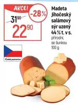 Globus Madeta Jihočeský salámový sýr uzený 44 % t. v s nabídka