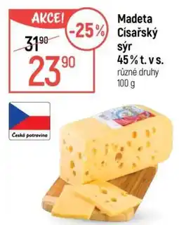 Globus Madeta Císařský sýr 45 % t. v s nabídka