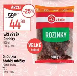 Globus VÁŠ VÝBĚR Rozinky nabídka