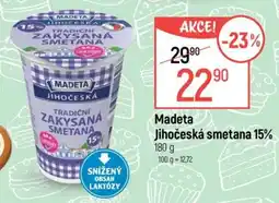 Globus Madeta Jihočeská smetana 15% nabídka