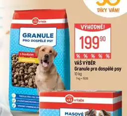 Globus VÁŠ VÝBĚR Granule pro dospělé psy nabídka