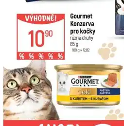 Globus Gourmet konzerva pro kočky nabídka