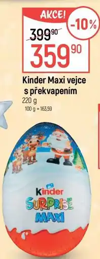 Globus Kinder Maxi vejce s překvapením nabídka